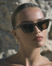 Le Specs Velodrome Cocoa Sunglasses lifestyle image