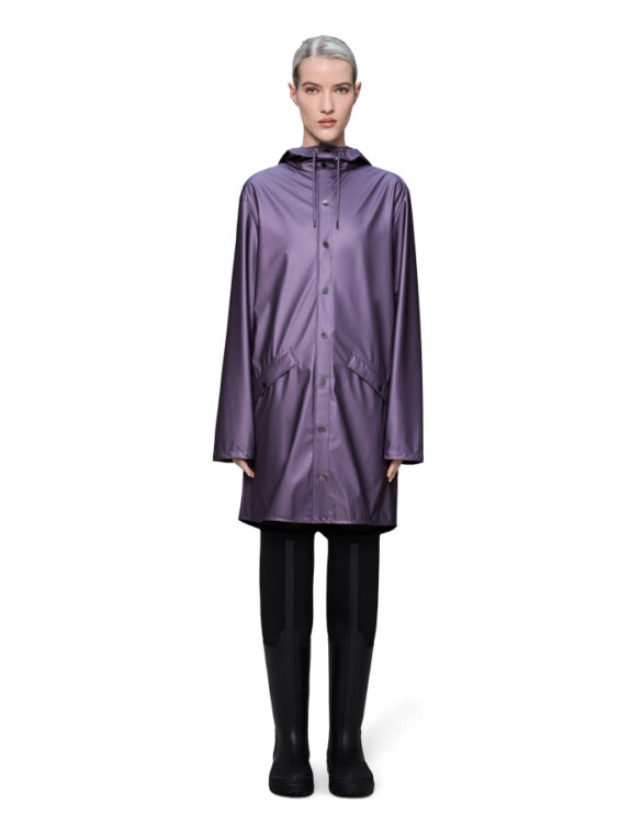 Rains 12020-143 Body Long Jacket Body Vihmajakk Meeste riided Naised Ülerõivad  Vihmajakid