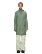 Rains 12020-145 Well Long Jacket Well Vihmajakk Meeste riided Naised Ülerõivad  Vihmajakid