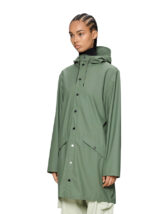 Rains 12020-145 Well Long Jacket Well Men Women  Outerwear Outerwear Rain jackets Rain jackets