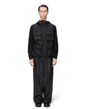 Rains 12210-01 Black Pocket Jacket Black Men Women  Outerwear Outerwear Rain jackets Rain jackets