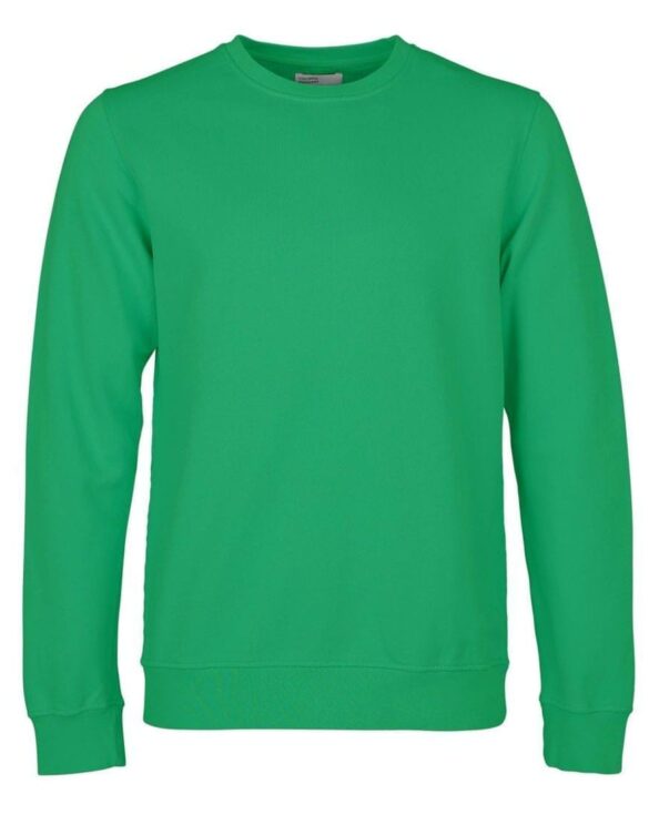 Colorful Standard Classic Organic Crew Kelly Green. Sustainable men's and women's sweatshirts.