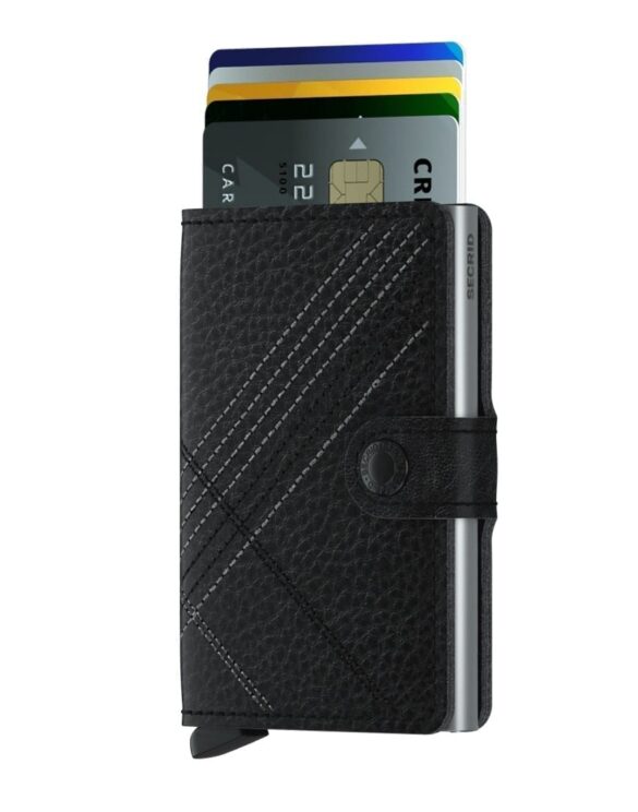 Miniwallet Stitched Linea Black | Secrid wallets & card holders