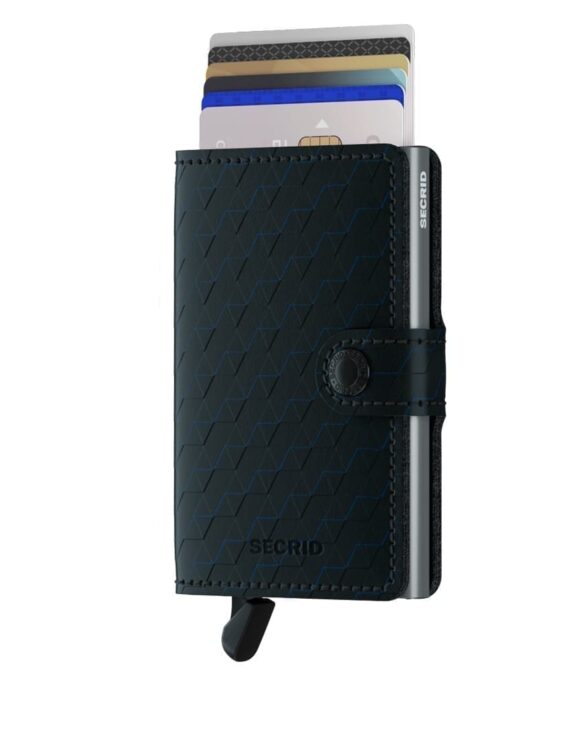 Miniwallet Optical Black-Titanium | Secrid wallets & card holders