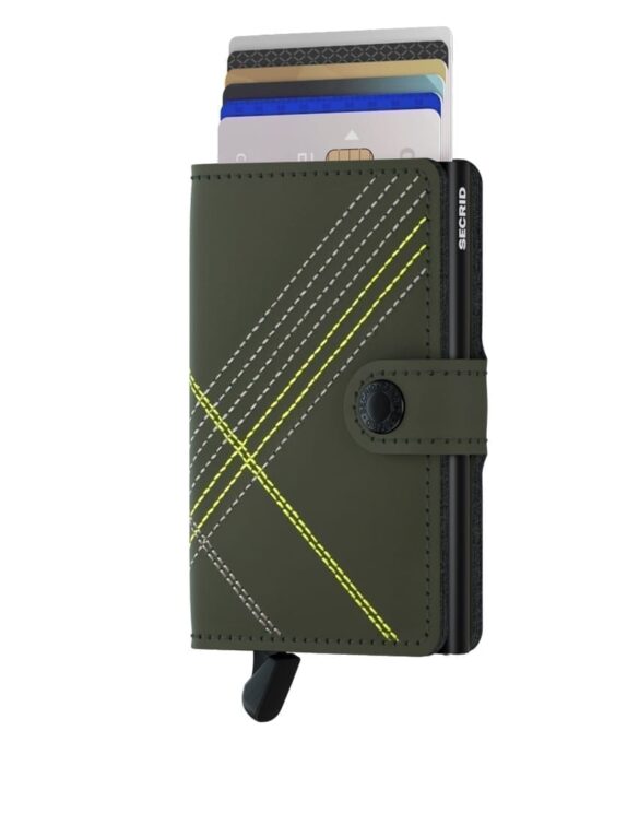 Miniwallet Stitched Lime | Secrid wallets & card holders