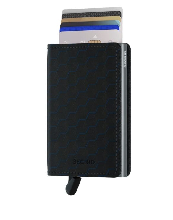 Slimwallet Optical Black-Titanium | Secrid wallets & card holders