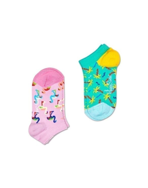 Happy Socks 2-pakk Confetti Palm madalad laste sokid