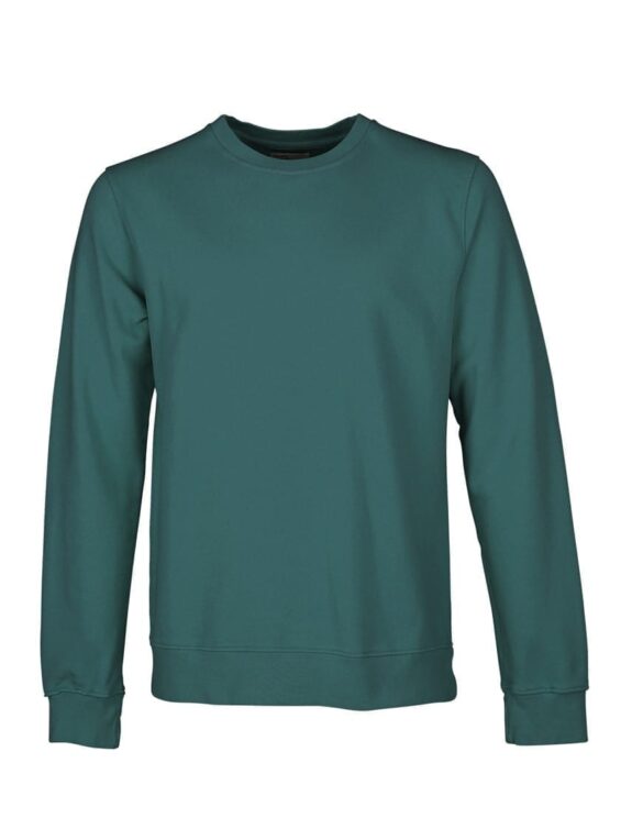 Colorful Standard Classic Organic Crew Ocean Green. Sustainable men's and women's sweatshirts.