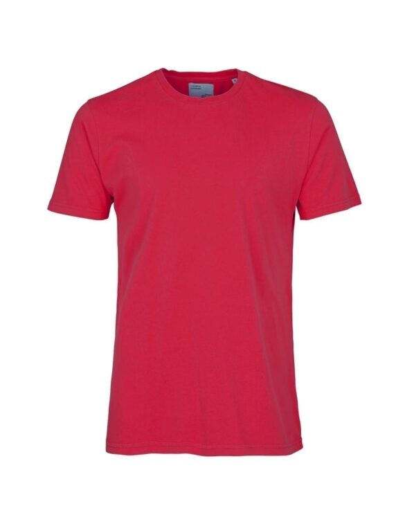 Colorful Standard Classic Organic Tee Scarlet Red - men's T-shirts - womens tshirts - T-särgid
