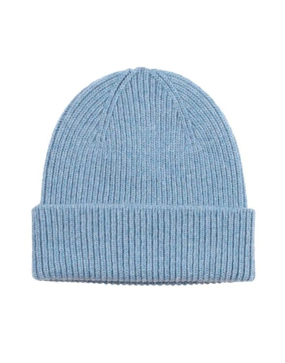 Colorful Standard Merino Wool Beanie Stone Blue