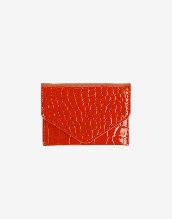 brand1} Wallet Croco Red