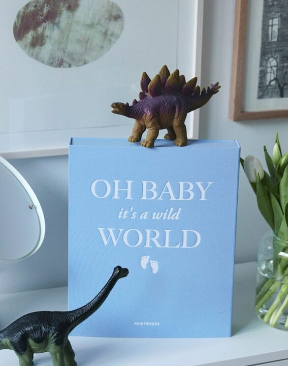 PrintWorks Market Fotoalbum - Baby it's a Wild World (blue)