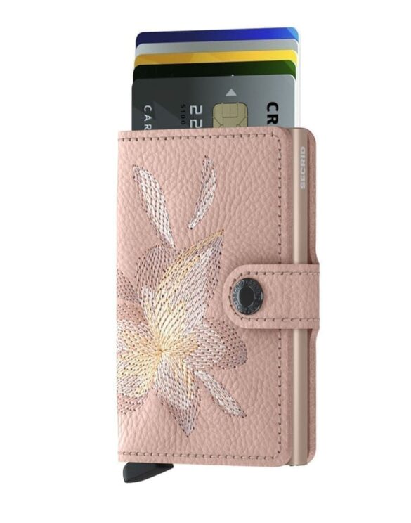 Miniwallet Stitch Magnolia Rose | Secrid wallets & card holders