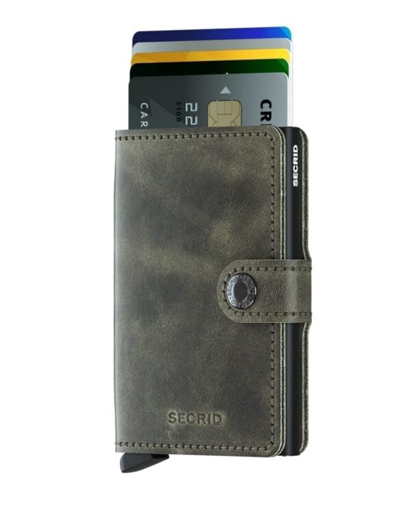Miniwallet Vintage Olive-Black | Secrid wallets & card holders