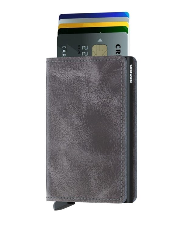 Slimwallet Vintage Grey-Black | Secrid wallets & card holders