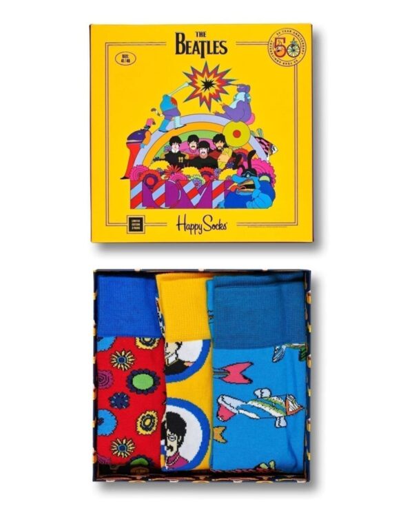 Happy Socks x The Beatles kinkekomplekt. Kingitus tõelisele muusikafännile