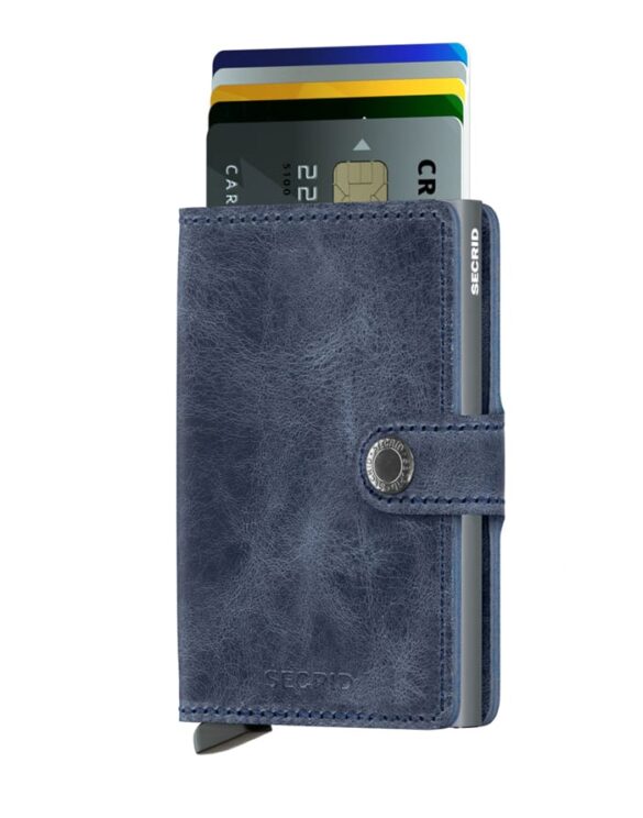 Miniwallet Vintage Blue | Secrid wallets & card holders