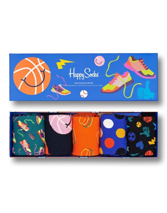 Happy Socks  5-Pack Game Day Socks Gift Set XGAM44-6300