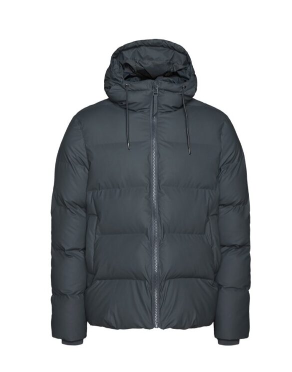 black coat puffa