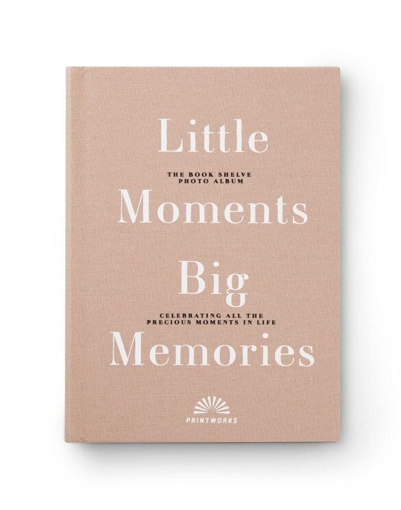 Printworks Market Home Photo Albums Bookshelf Album Little Moments Big Memories PW00528