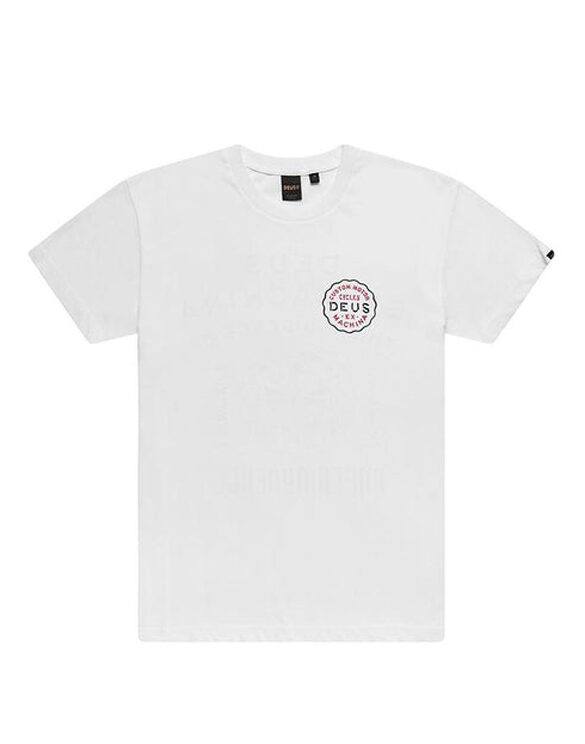 Deus Ex Machina Men T-shirts Venice Address Tee Vintage White E_DMP201379F-VWH-XL
