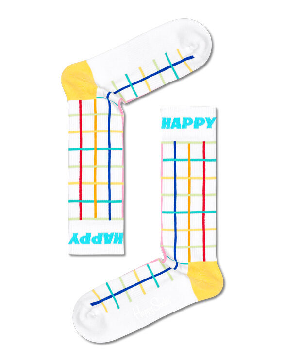 Happy Socks  Color Grid Crew Sock ATCOG27-1300