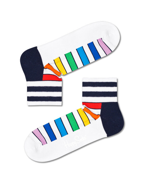 Happy Socks  Multi Stripe1/4 Crew Sock ATMST13-1300