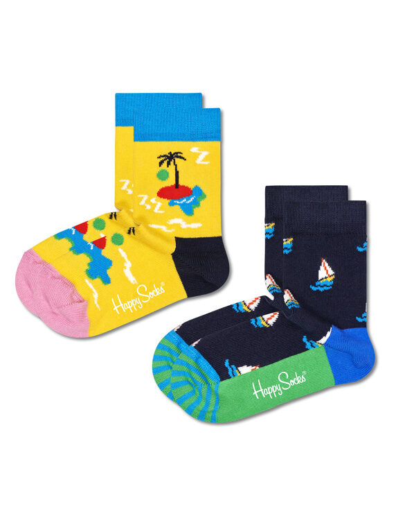Happy Socks  2-pack Kids Island In The Sun Sock KIIT02-6500