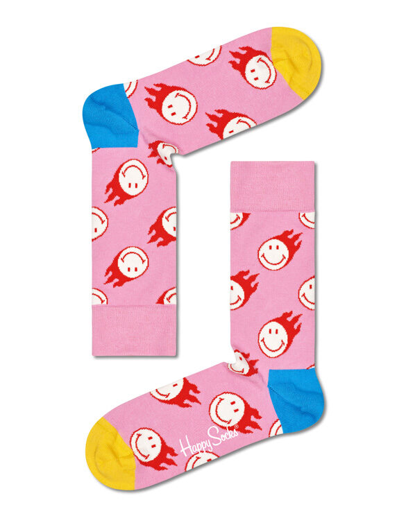 Happy Socks  Flaming Smiley Sock SMY01-3000