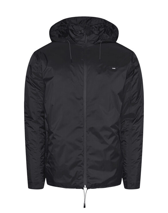 Rains 15470-01 Padded Nylon Jacket Black Men  Outerwear Outerwear