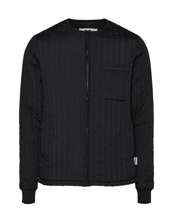 Rains 18330-01 Liner Jacket Black Men Outerwear Outerwear