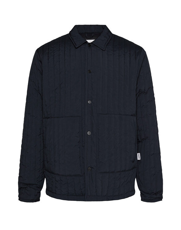Rains 18610-47 Liner Shirt Jacket Navy Men Women Outerwear Outerwear