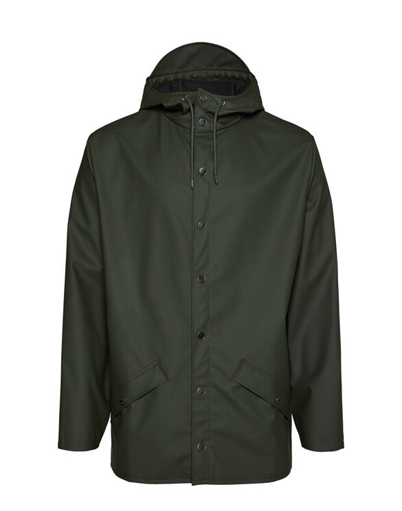 Rains Jacket Green 12010-03 Men Outerwear Rain jackets Women Outerwear Rain jackets