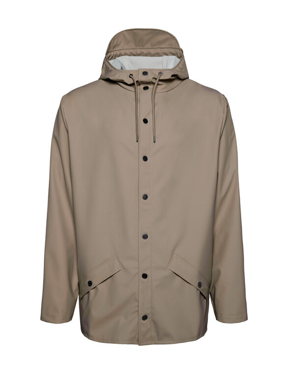 Rains Jacket Taupe 12010-17 Men Outerwear Rain jackets Women Outerwear Rain jackets