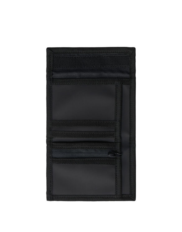 Rains 16440-01 Velcro Wallet Black Rahakott Aksessuaarid Rahakotid ja kaarditaskud Rahakotid