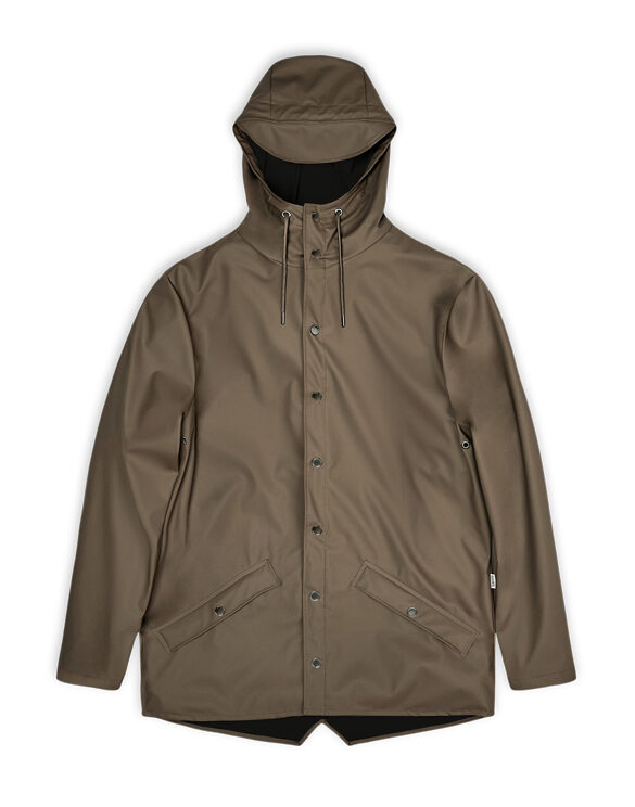 Rains 12010-66 Jacket Wood Men Women Outerwear Outerwear Rain jackets Rain jackets