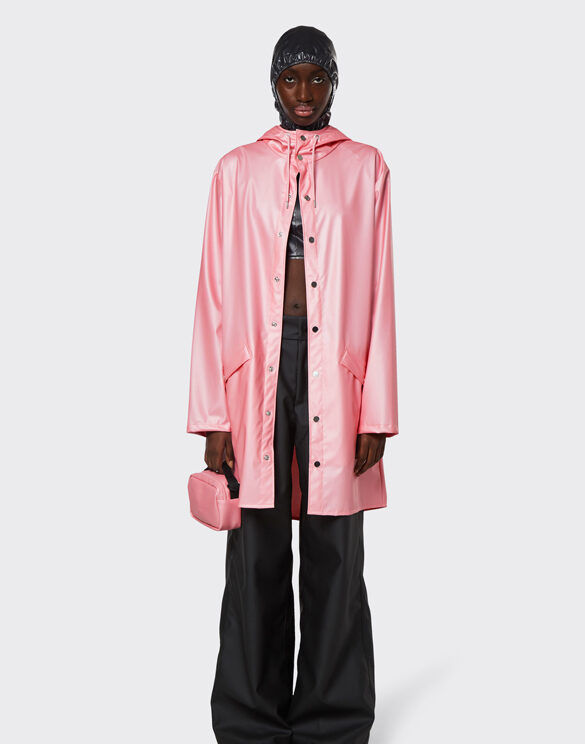 Rains 12020-20 Long Jacket Pink Sky Mehed Naised