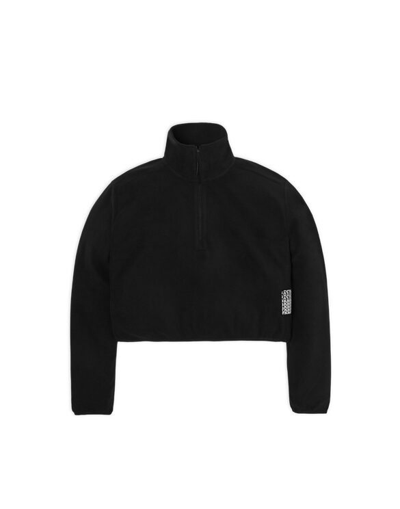 Rains 18100-01 Fleece W Half Zip Black  Women  Jackets  Fleece jackets