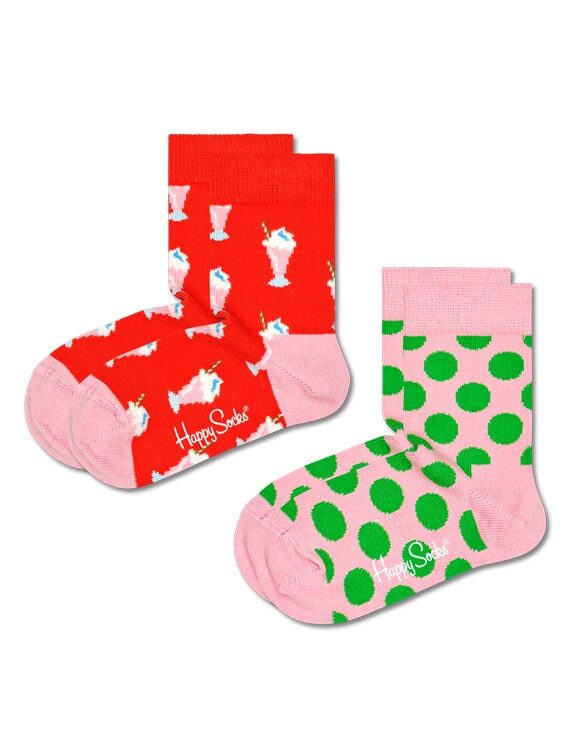 Happy Socks 2-Pack Kids Milkshake Socks KMLK02-4300 Socks Kids socks