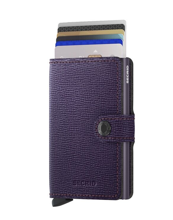 Secrid Accessories Wallets & cardholders Miniwallets Miniwallet Crisple Purple MC-Purple