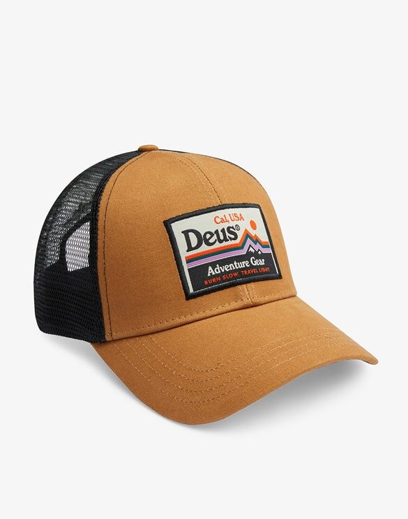 Deus Ex Machina DMF227338 Tan Polar Trucker Tan Accessories Hats