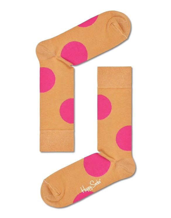 Happy Socks Jumbo Dot Orange Socks JUB01-8000 Socks Fall/Winter 2022