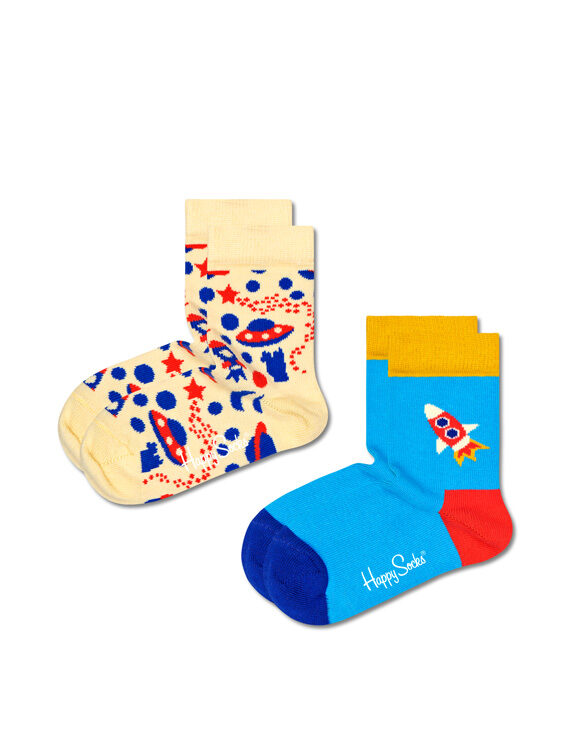 Happy Socks 2-Pack Kids Into Space Socks KISP02-2200 Socks Fall/Winter 2022 Kids socks