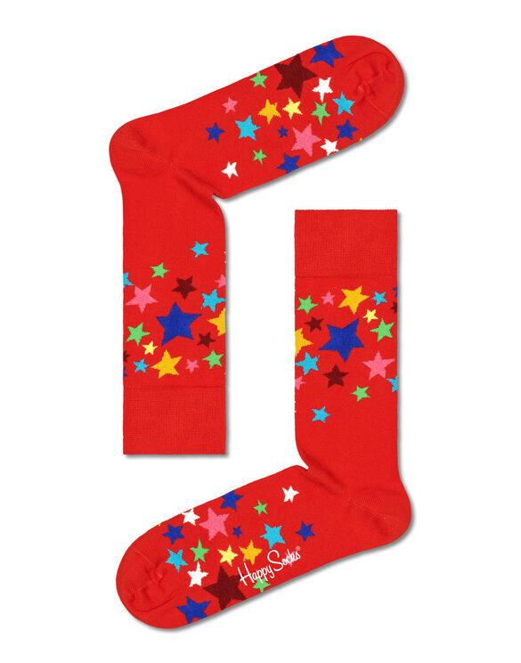 Stars Socks Happy Socks STS01-4300 Socks Christmas Socks