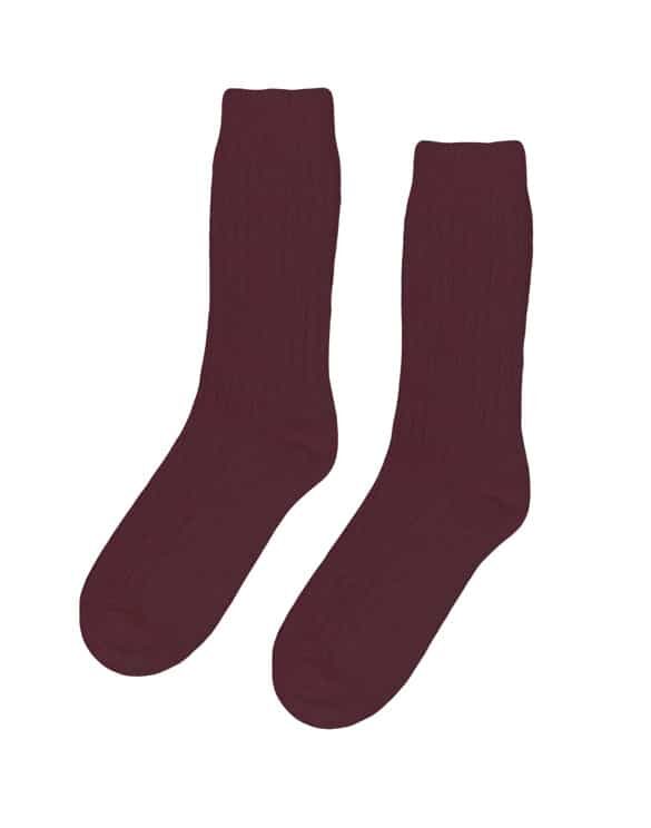 Colorful Standard Accessories Socks  CS6003-Oxblood Red