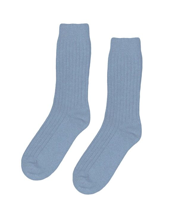 Colorful Standard Accessories Socks Merino Wool Blend Stone Blue Socks CS6003-Stone Blue