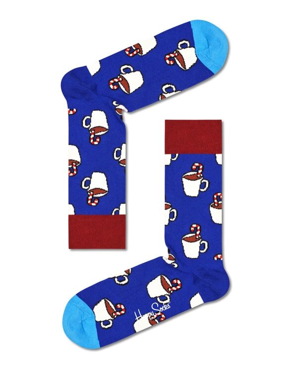 Candy Cane Cocoa Socks Happy Socks CCC01-6300 Socks Christmas Socks