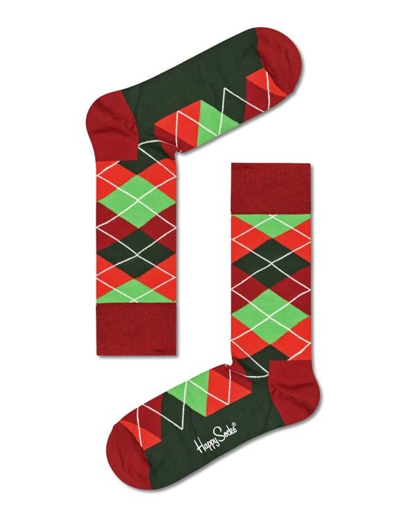 Happy Socks XHCG09-4300 4-Pack Holiday Classics Gift Set Sokid Sokid Jõulusokid Kinkekomplektid