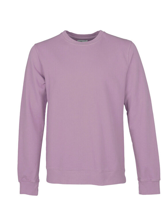 Colorful Standard Classic Organic Crew Pearly Purple. Sustainable men's and women's sweatshirts.