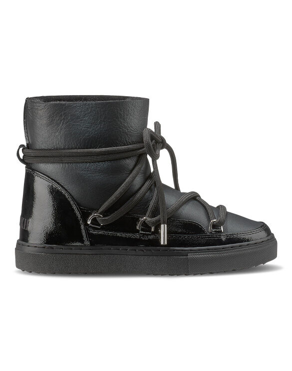 Inuikii Gloss Night Black Winter Boots 70202-006-Night Black Women Footwear Boots